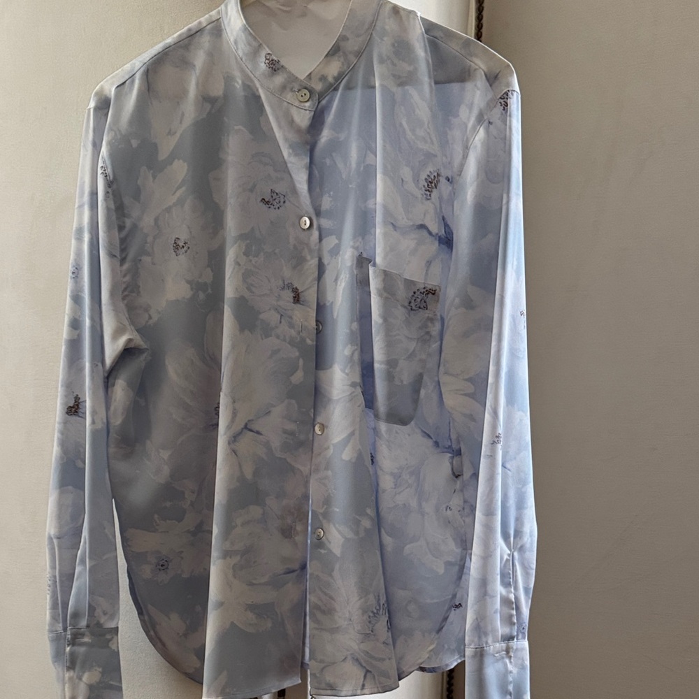 Floral Blue ladies blouse